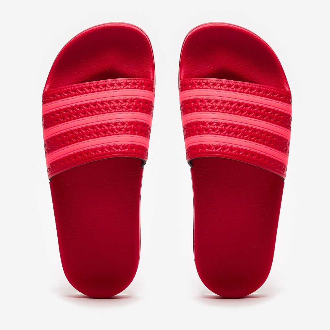 adidas Womens Adilette - Scarlet/Flash - Womens Shoes | Pro:Direct Soccer