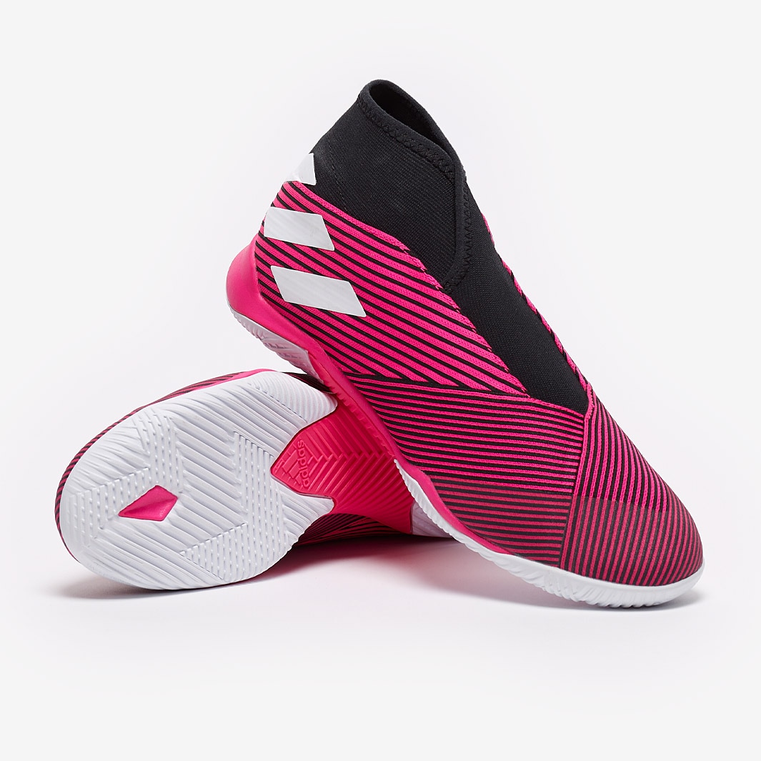 adidas Nemeziz 19.3 sin cordones IN - Rosa/Blanco/Negro - Sala - Botas de fútbol | Pro:Direct Soccer