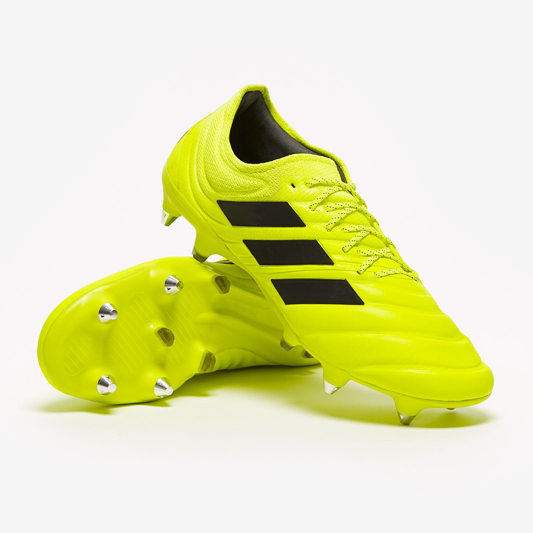adidas 19.1 SG - Amarillo Solar/Negro - Terrenos Blandos Botas de fútbol | Pro:Direct Soccer