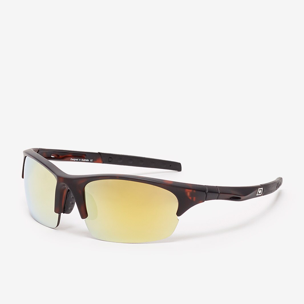 Dirty Dog Sunglasses Sport Ecco Matt Tort Brown Gold Mirror