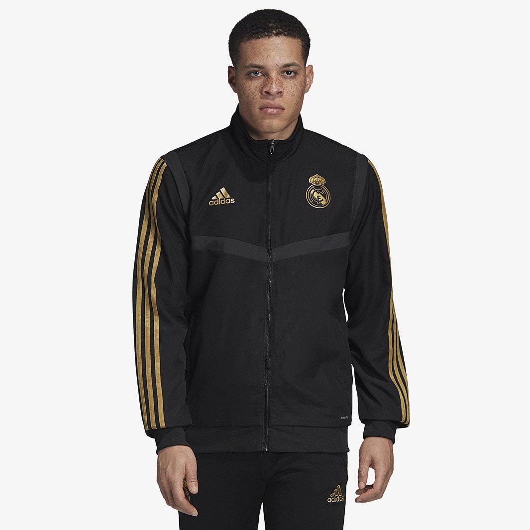 Sudadera capucha oficial Real, Real Madrid chaqueta negra
