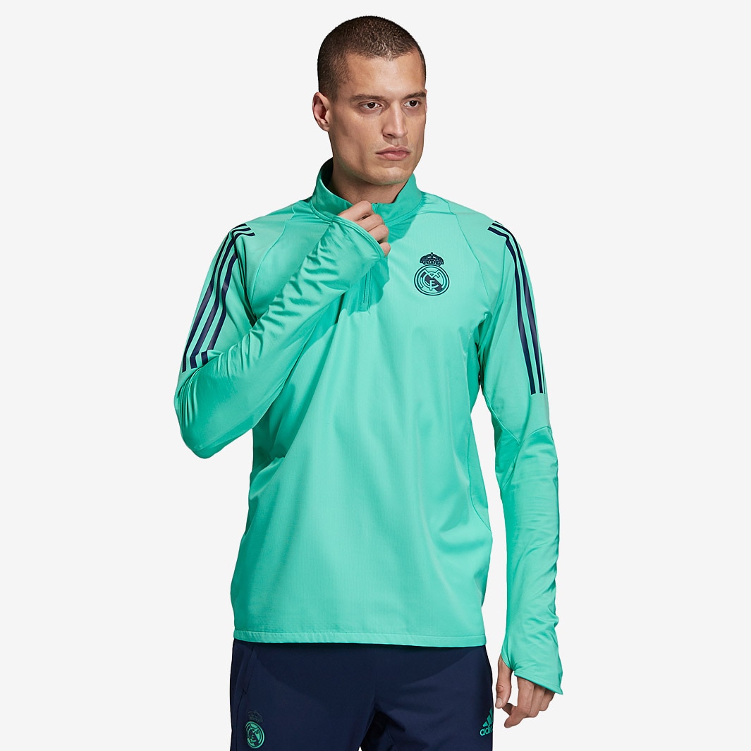 Camiseta de entrenamiento adidas Real Madrid 2019/20 EU - Ropa aficionados - La Liga - Verde/Índigo | Pro:Direct Soccer
