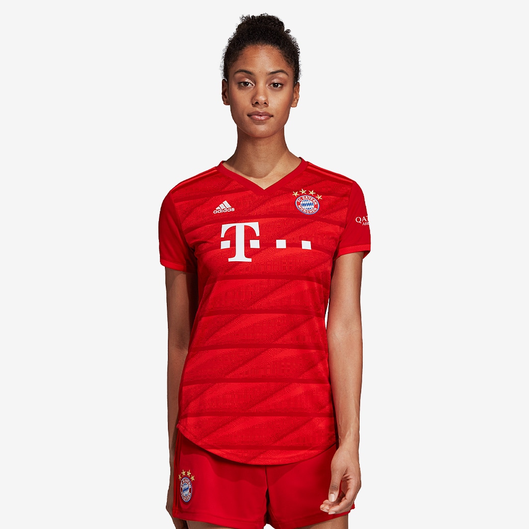 adidas FC Bayern Munich 2019/20 Womens Home Shirt - FCB True Red