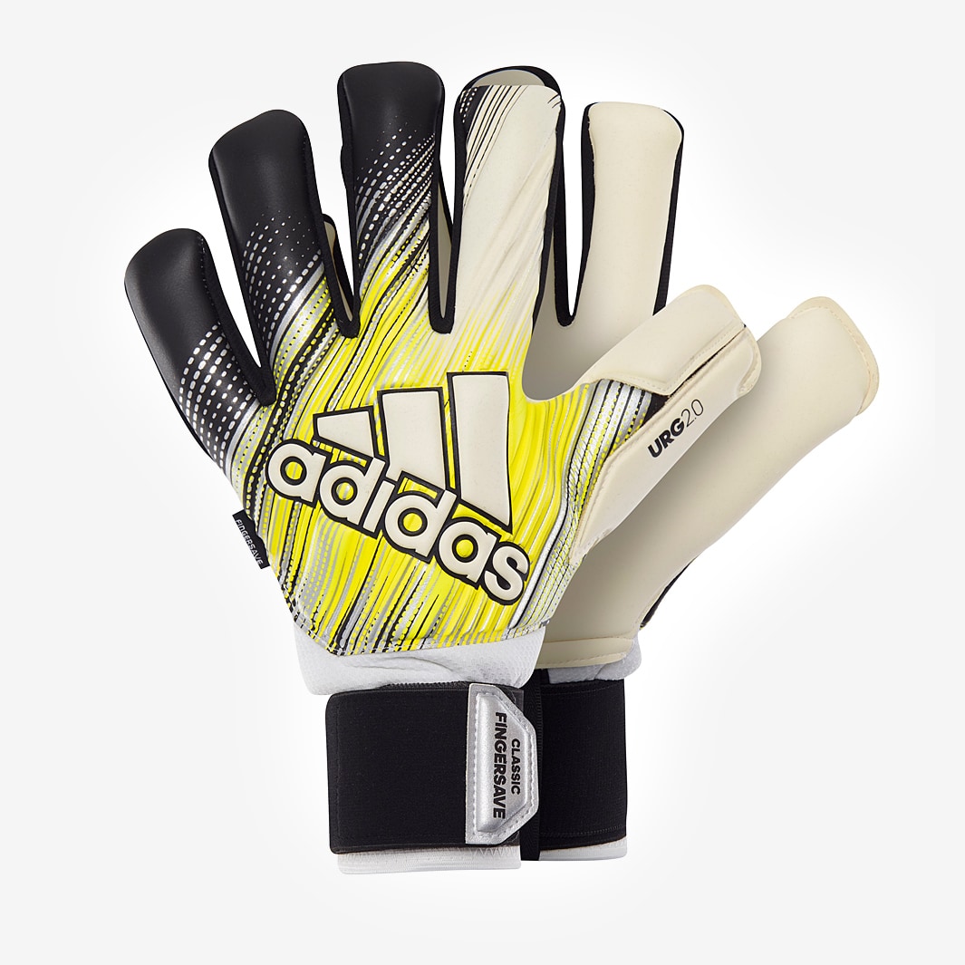 adidas Pro - Mens Gloves - Negative Cut - Black/Solar Yellow/White