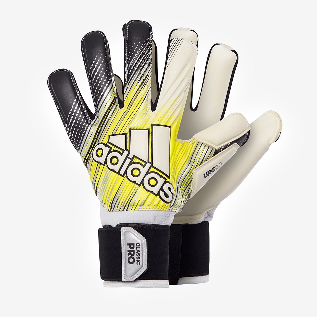 Monica Todo el mundo Empleador adidas Classic Pro - Mens GK Gloves - Negative Cut - Black/Solar  Yellow/White 