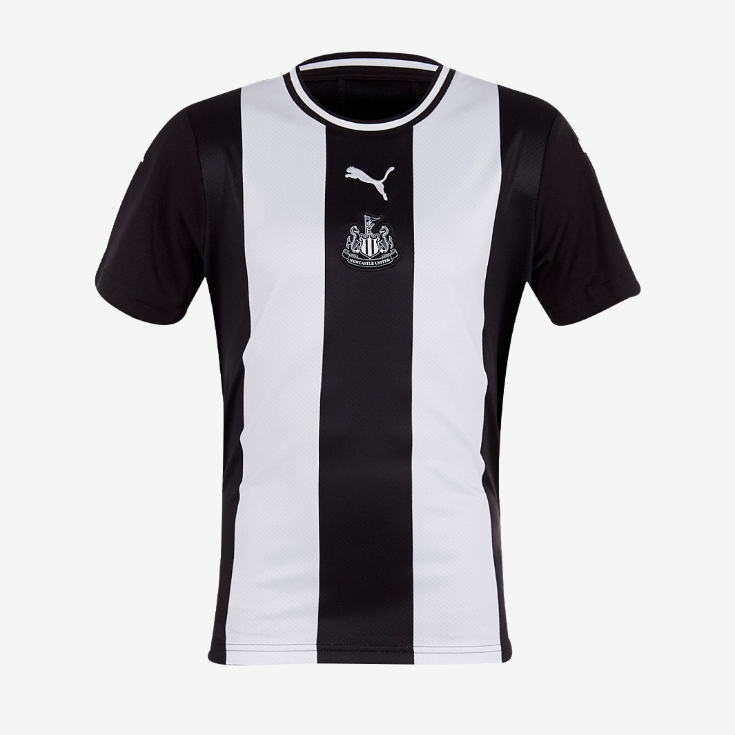 Puma Newcastle United 19/20 Youths Home Shirt SS - Puma White/Puma ...