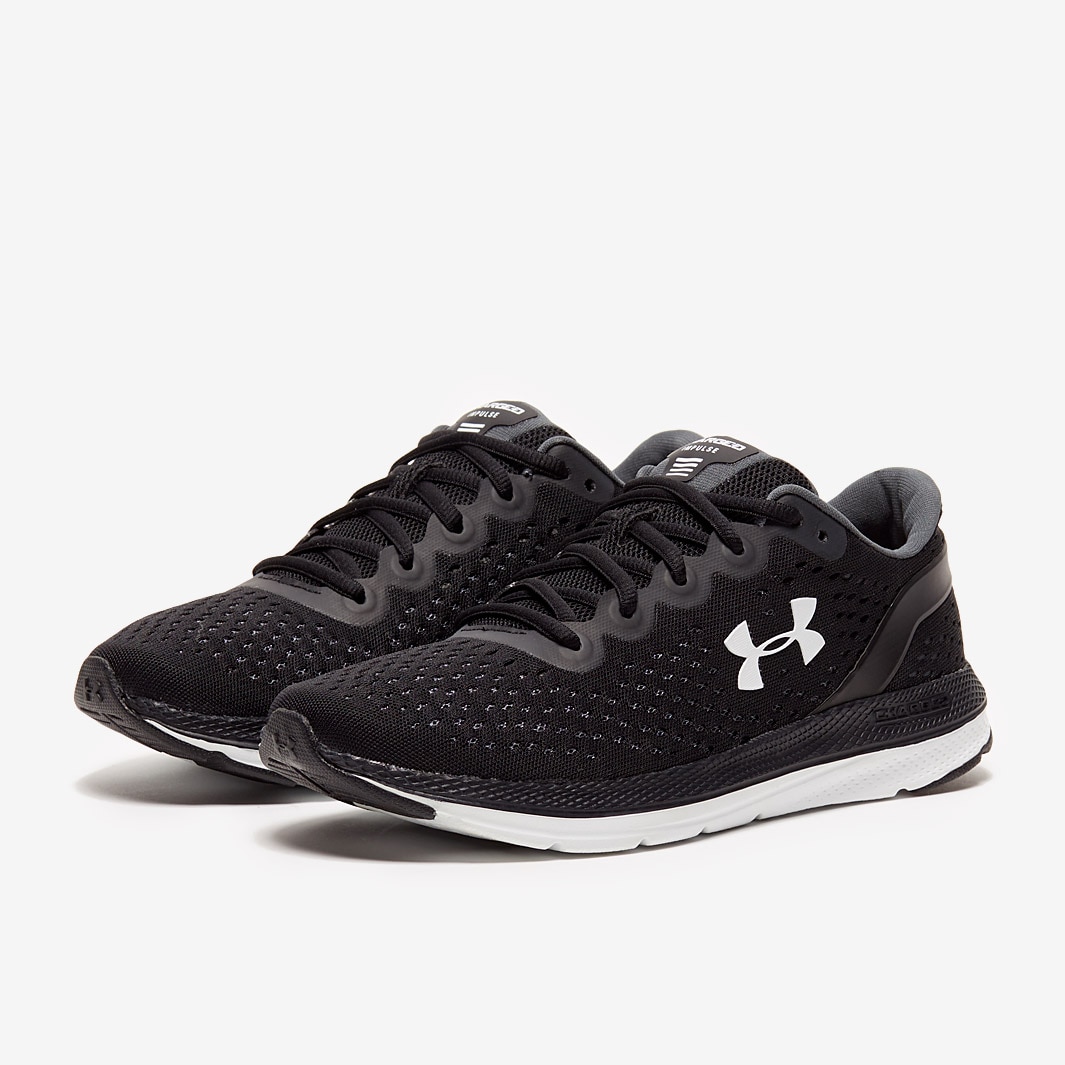 Under Armour Womens Charged Impulse Black White White