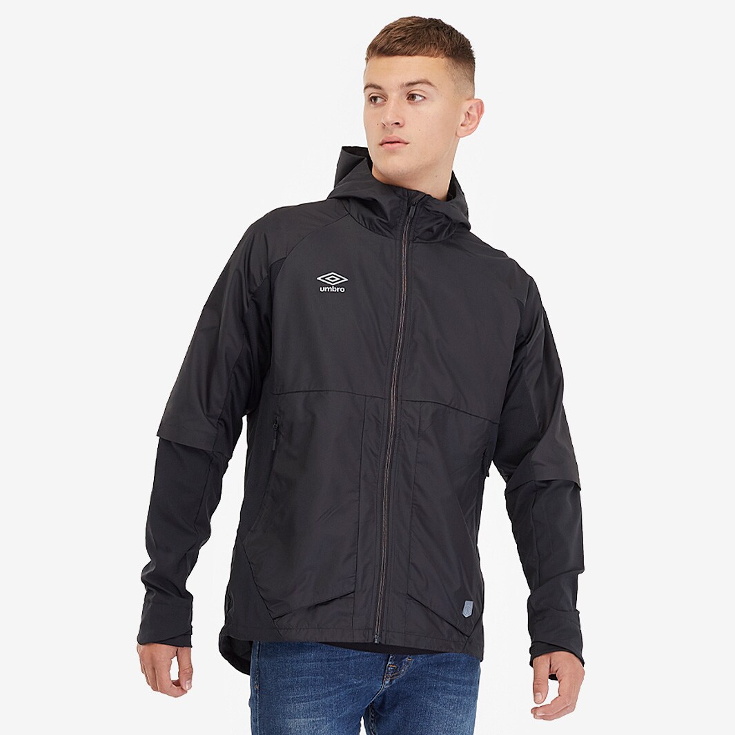 Umbro Elite Training Hybrid Jacket - Black - Mens Clothing - Jackets