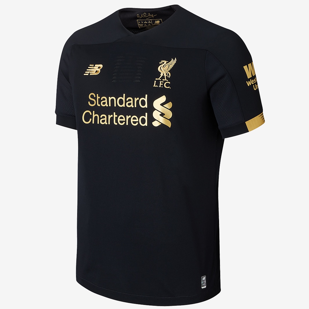 New Balance FC Liverpool 19 20 Torwart Heimtrikot Schwarz Gold