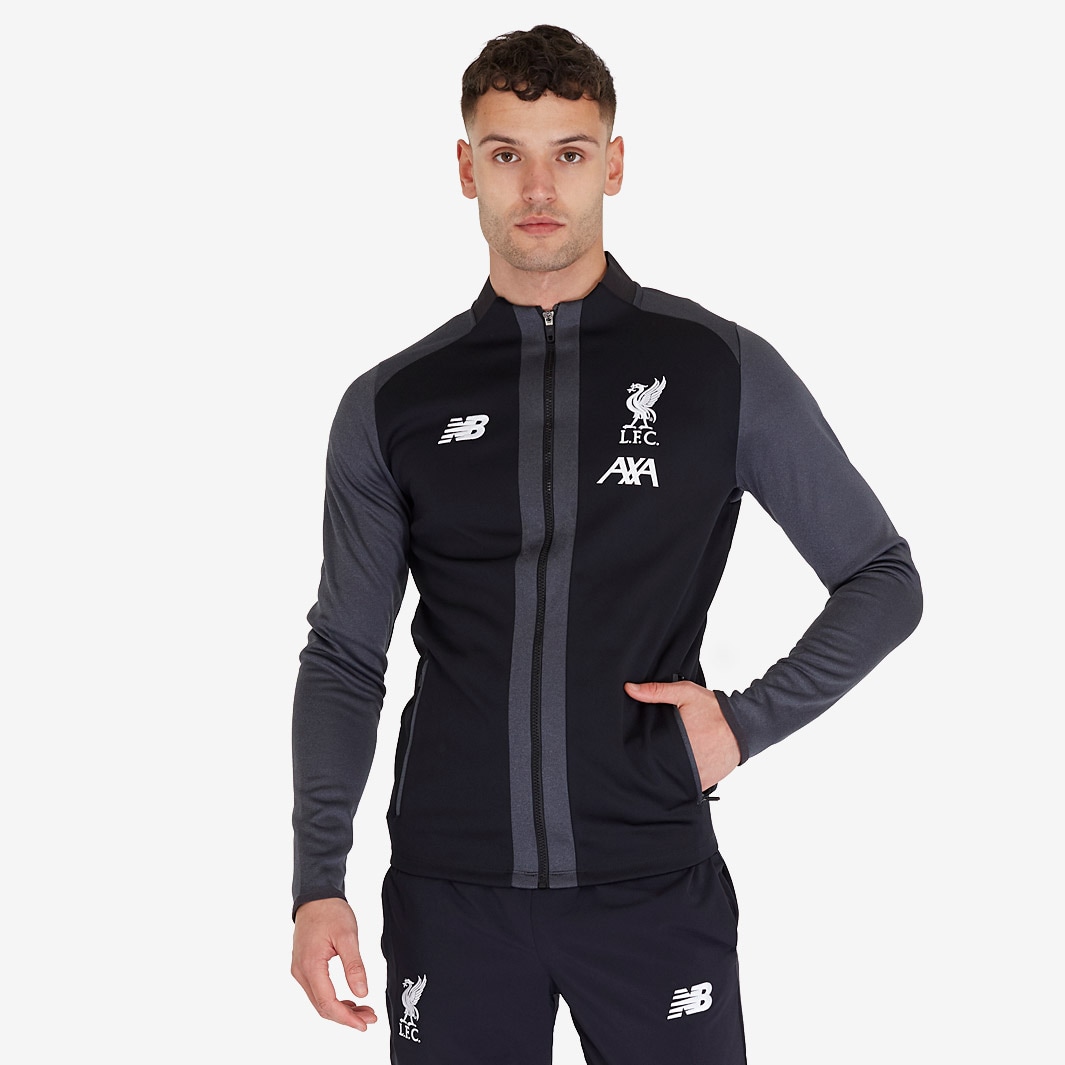 New Balance Liverpool FC Managers Game Jacket Black - Jackets - Mens Replica
