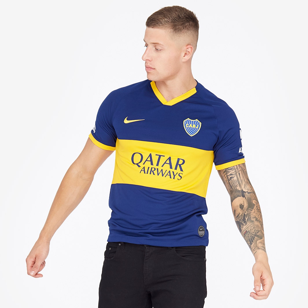 Recreación Planta Siesta Camiseta de fútbol Nike Boca Juniors 2019/20 Stadium primera equipación -  Azul/Amarillo - Ropa para aficionados - Producto Oficial | Pro:Direct Soccer