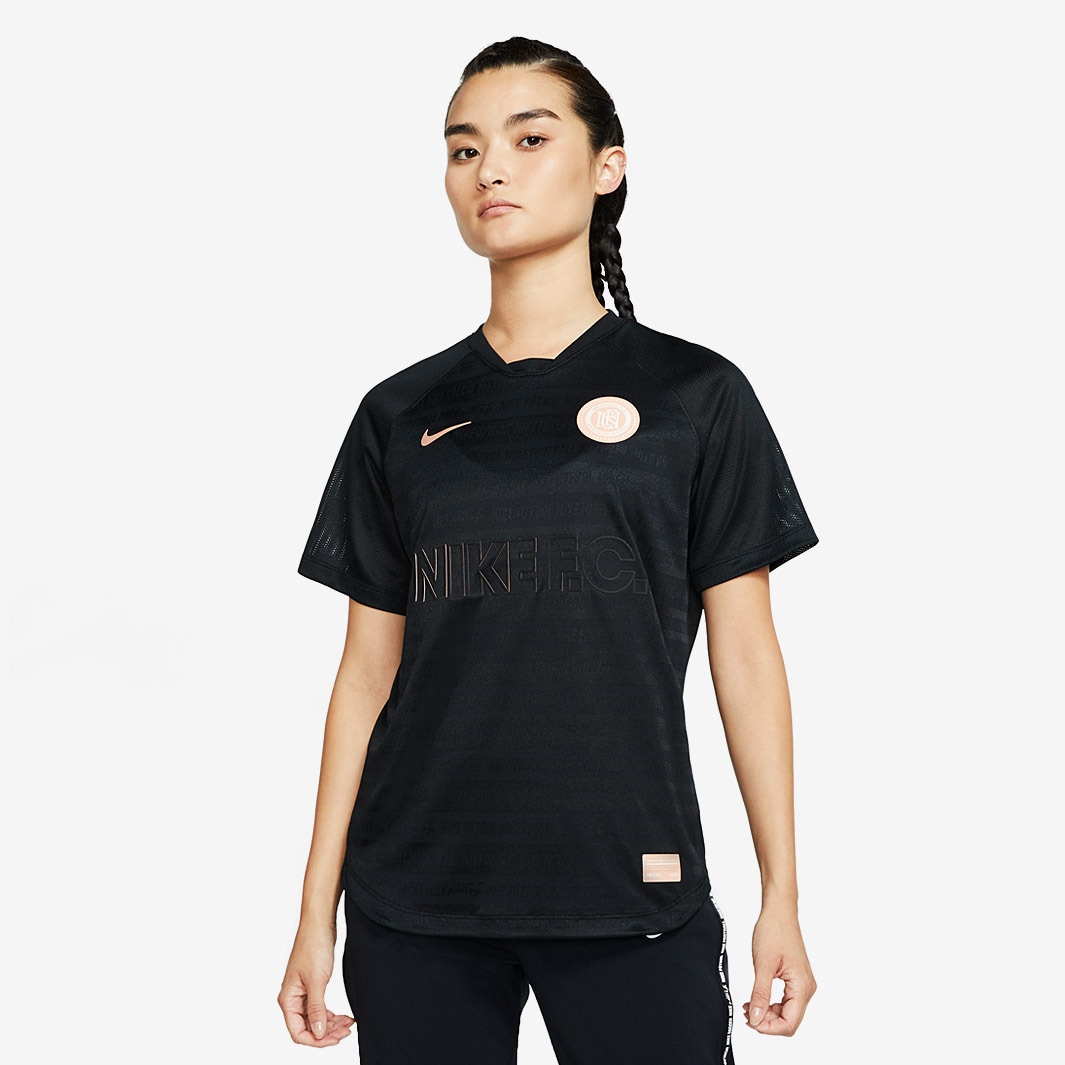 Nike F.C. Womens Dri Fit Shirt SS | CD9152-010 | FOOTY.COM