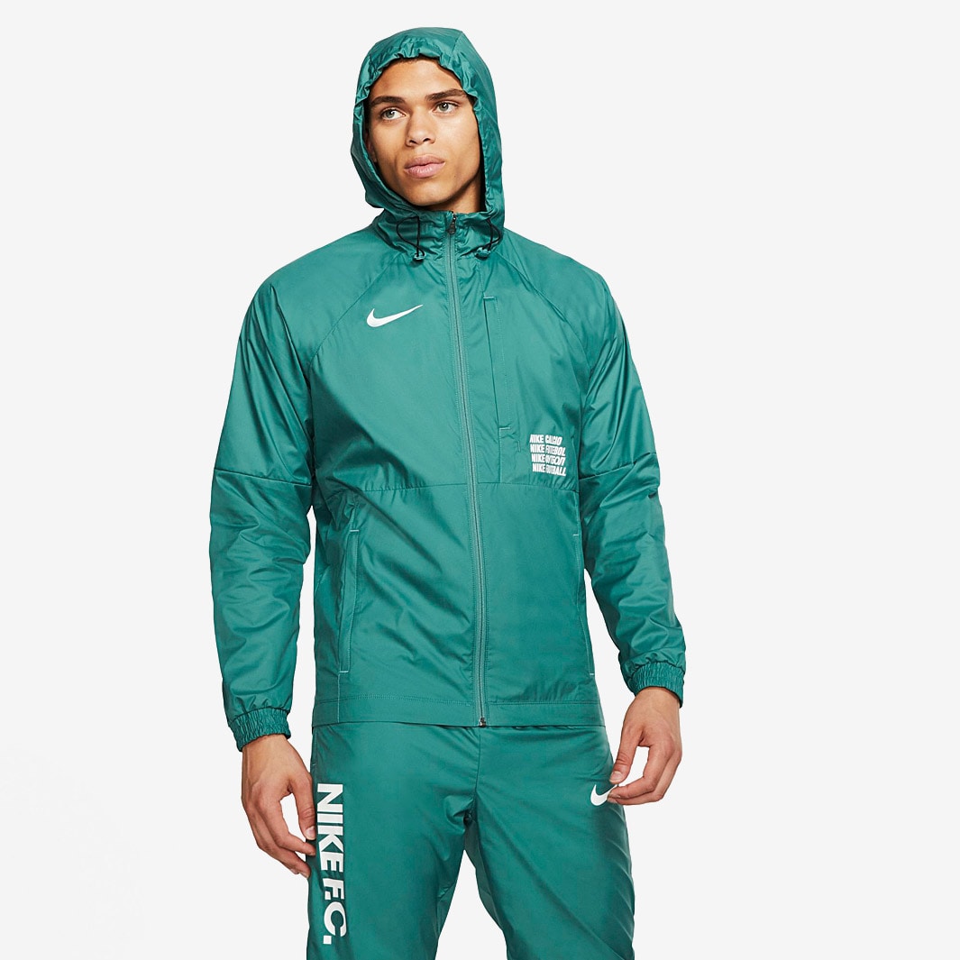 Nike FC AWF Lite Jacket - Bicoastal/White/White - Jackets - Mens Clothing