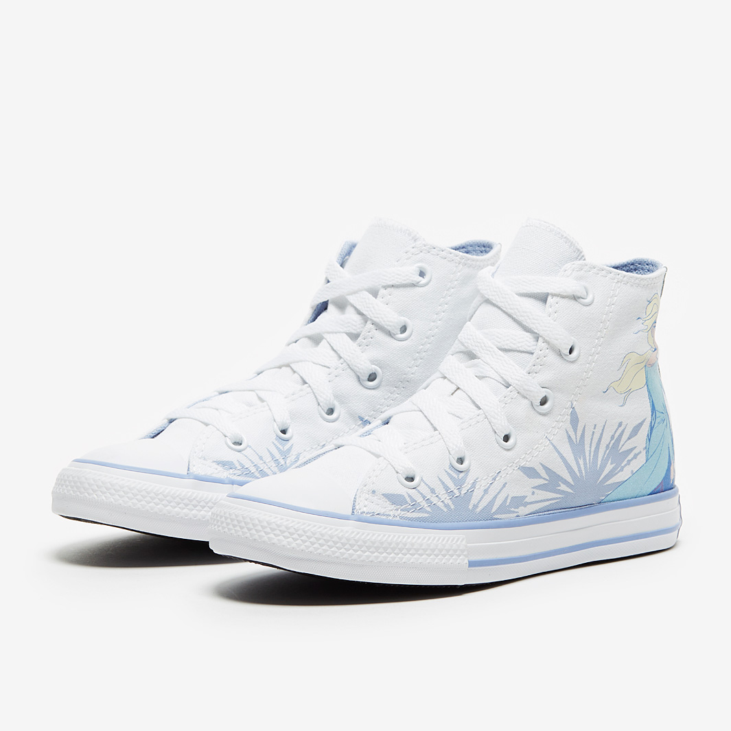 Converse x Frozen Elsa Hi - White - Girls Shoes | Pro:Direct Running