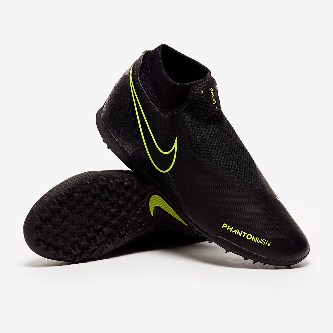 Como Periódico Patentar Nike Phantom VSN Academy DF TF - Black/Volt - Turf Trainer - Mens Soccer  Cleats 