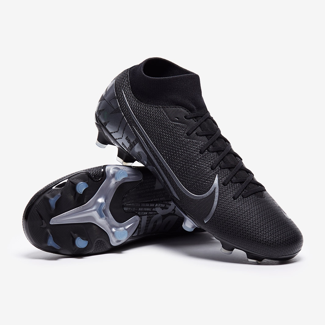 Pantano Vinagre Mala fe Botas de fútbol Nike Mercurial Superfly VII Academy FG/MG - Botas de fútbol  - Terrenos Firmes - Negro/Gris Metalizado/Gris | Pro:Direct Soccer