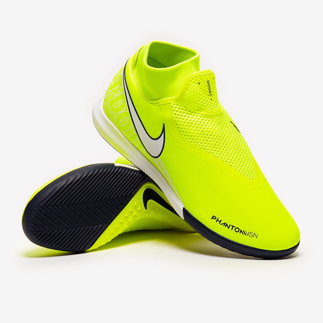 Distinción Posada Mal uso Botas de fútbol sala Nike Phantom VSN Academy DF IC - Botas de futsal -  Amarillo Fluorescente/Blanco | Pro:Direct Soccer