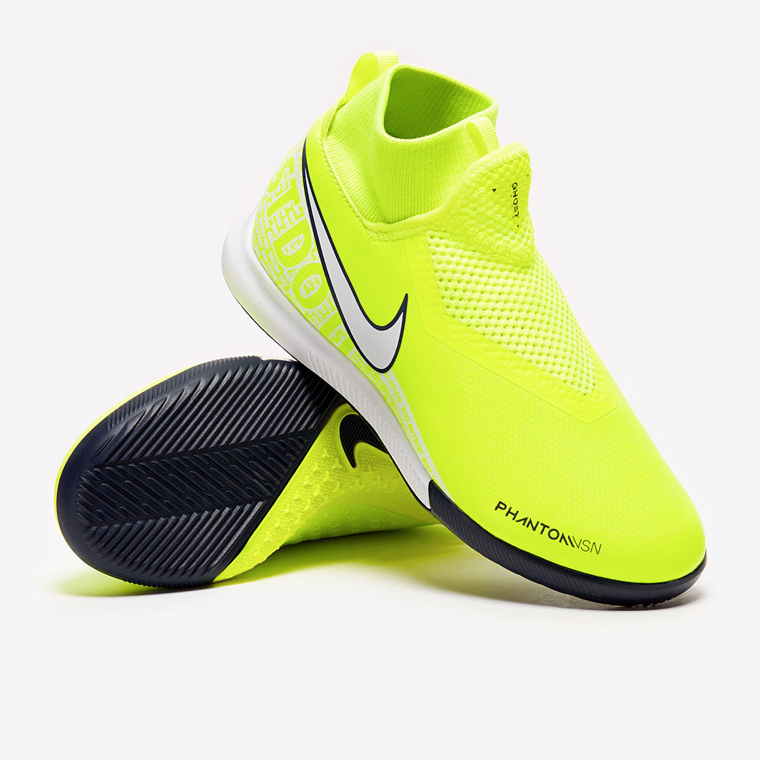 preocupación Redundante conjunto Botas de fútbol Nike Phantom VSN Academy DF IC para niños - Botas de futsal  - Amarillo Fluorescente/Blanco | Pro:Direct Soccer