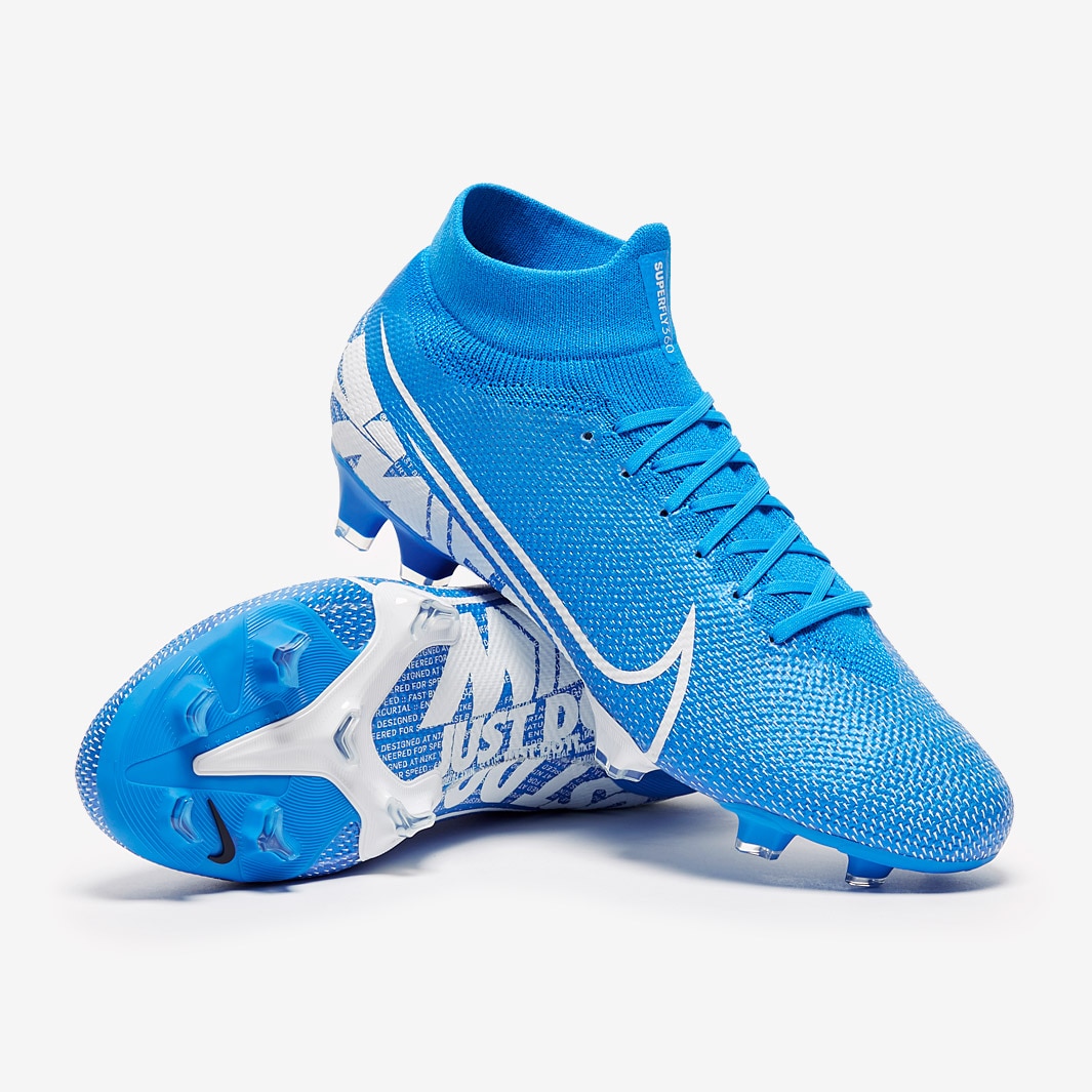 Botas Nike Mercurial Superfly VII Pro FG - Botas de Terrenos Firmes - Azul/Blanco/Obsidiana | Pro:Direct Soccer