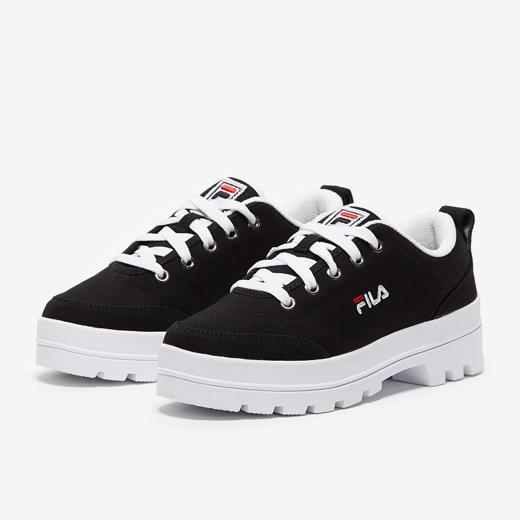 FILA Theme Low CVS Noir/Blanc/Rouge Chaussures Femme Pro
