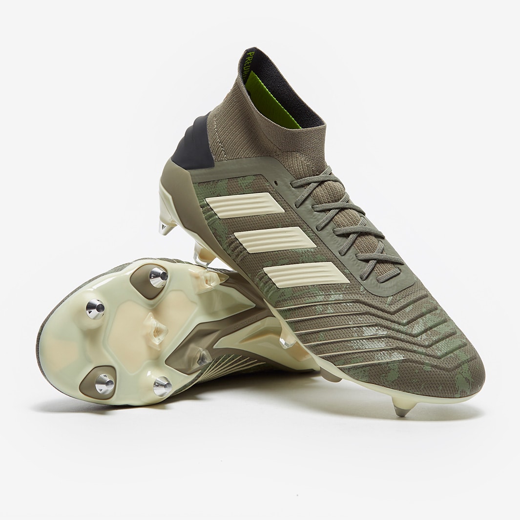 impermeable grado Buzo adidas Predator 19.1 SG - Verde/Arena/Amarillo - Botas de Fútbol |  Pro:Direct Soccer