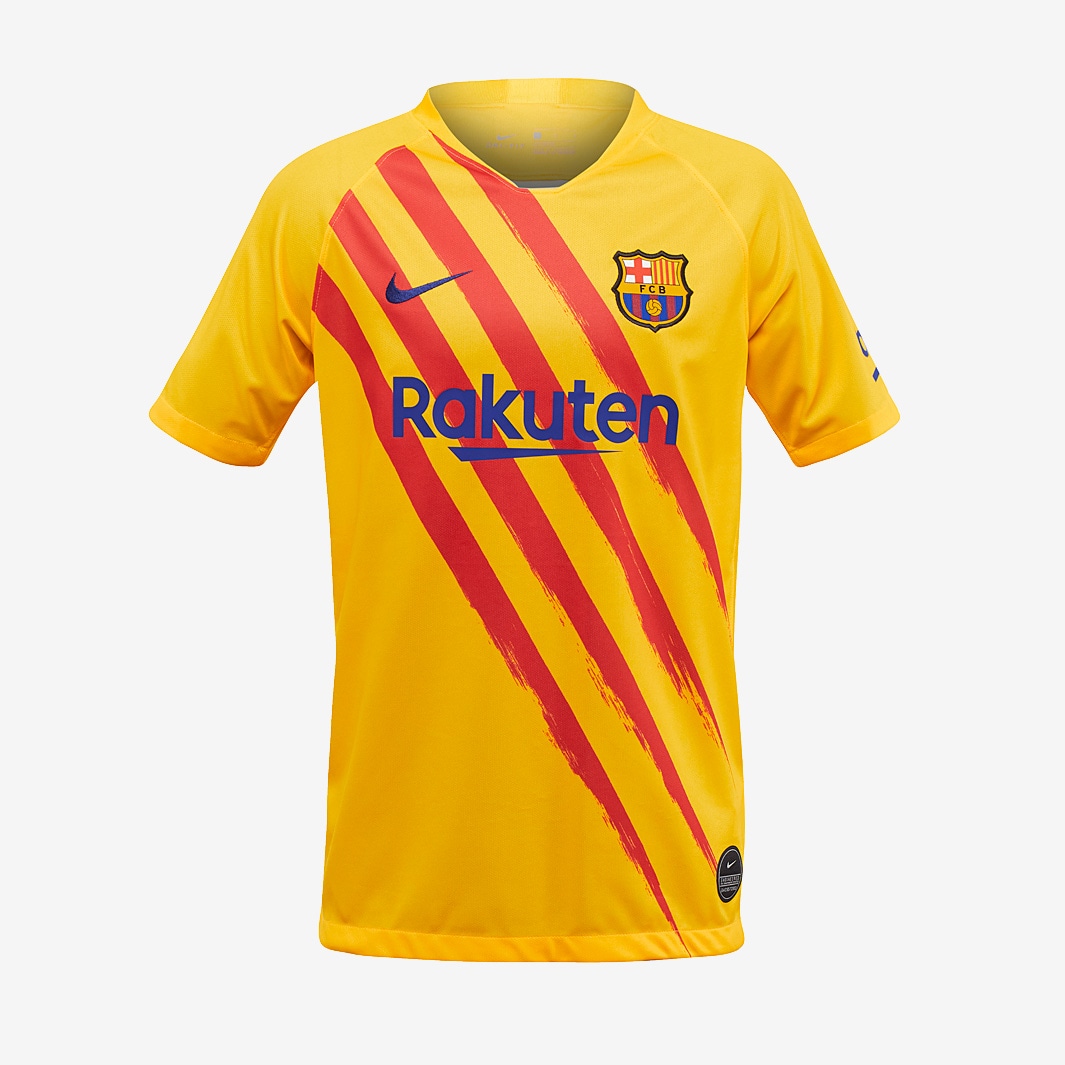 Nike FC Barcelona Senyera 19/20 Youths Stadium Shirt SS