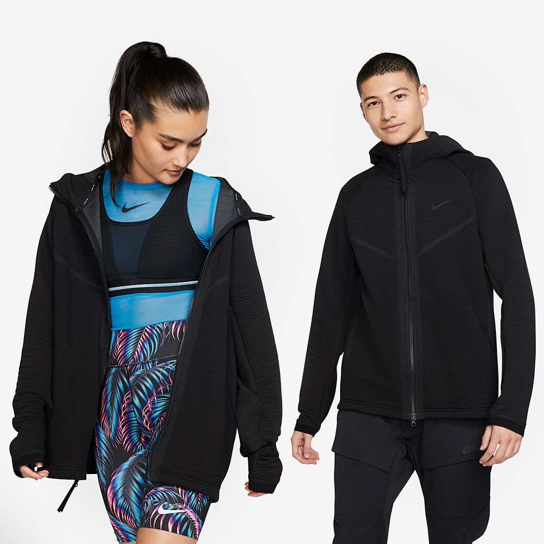 Nike Sportswear Tech Pack Hoodie - Black/Anthracite - Mens Clothing ...