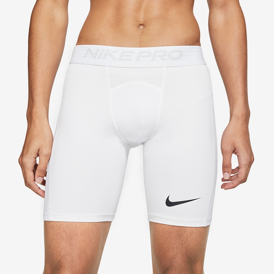 Nike Pro Baselayer Shorts - White Black - Mens Baselayer