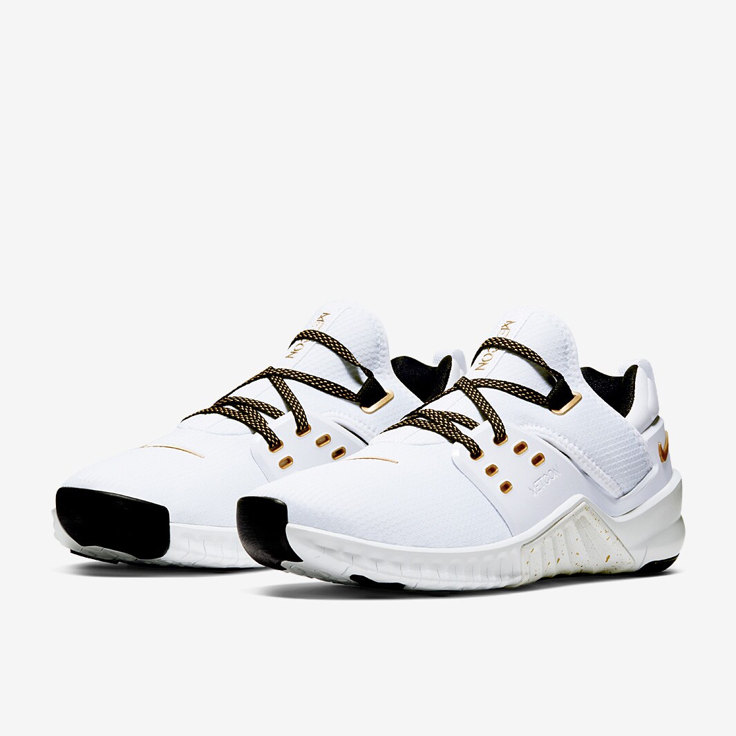 Nike free metcon shop 2 white and gold