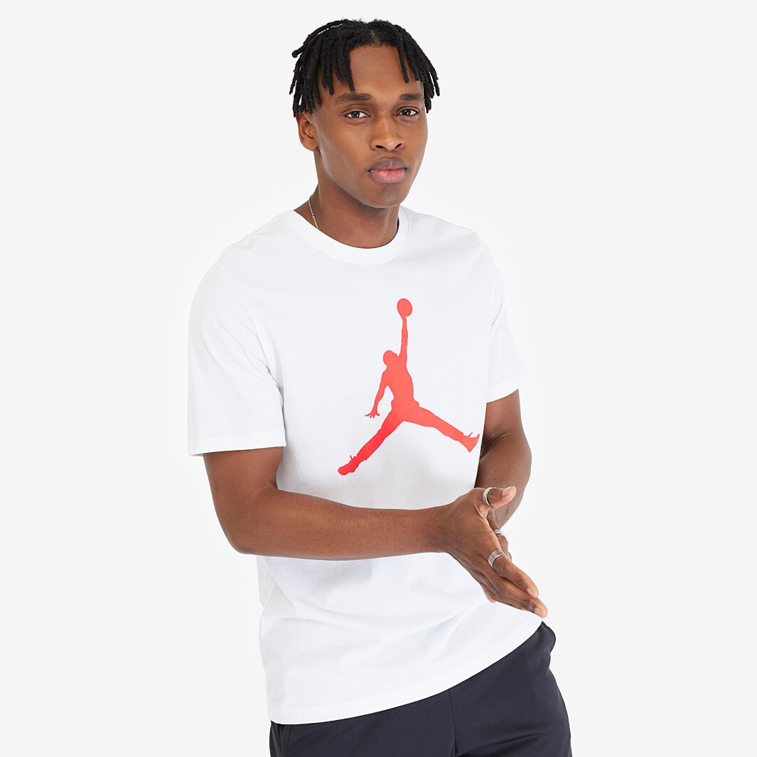 Mens Clothing - Jordan Jumpman Logo Tee - White - T-Shirts