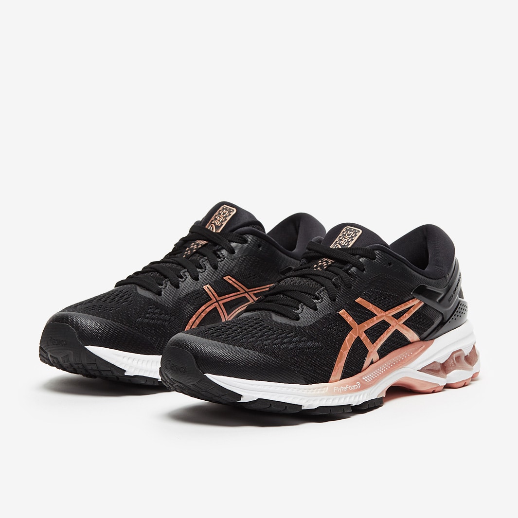 Gel kayano 26 on sale black and rose gold