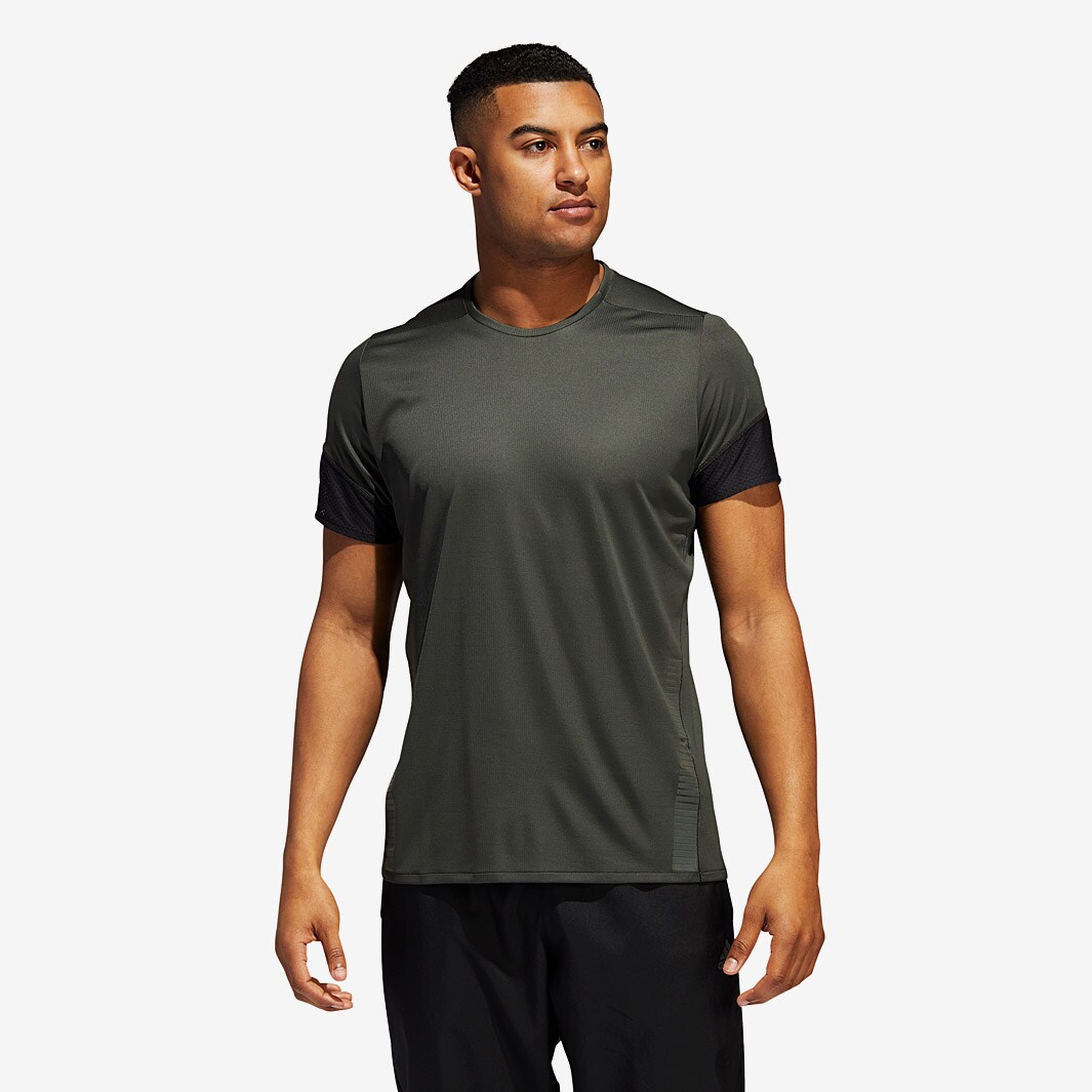 adidas 25/7 T-Shirt - Legend Earth - Mens Clothing | Pro:Direct Running