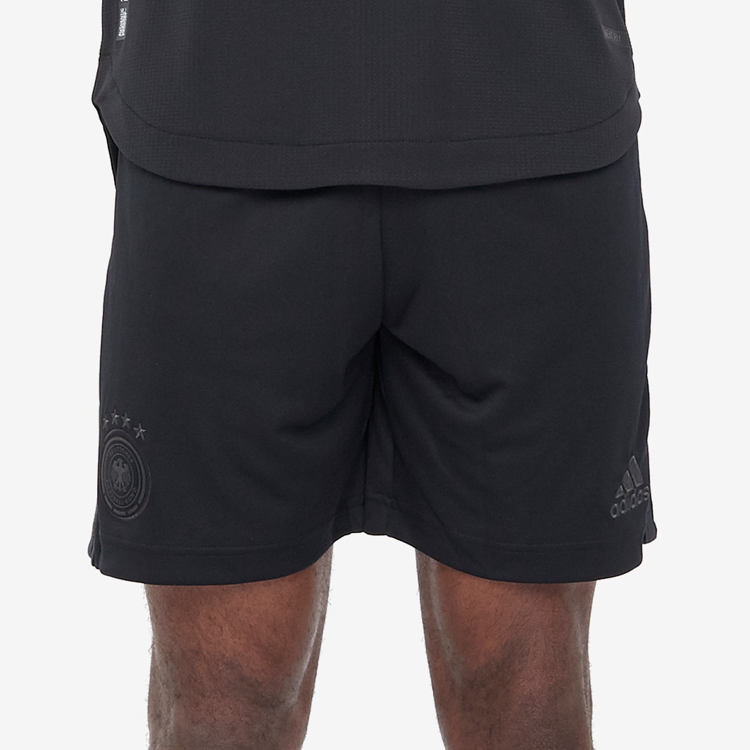 adidas Germany 2020 Away Shorts - Black - Mens Replica - Bottoms