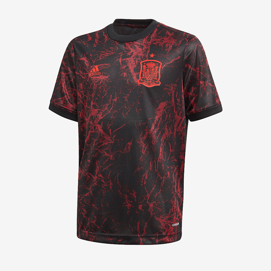 Camiseta adidas España 2021 Pre Partido para niños - Negro/Burdeos ...