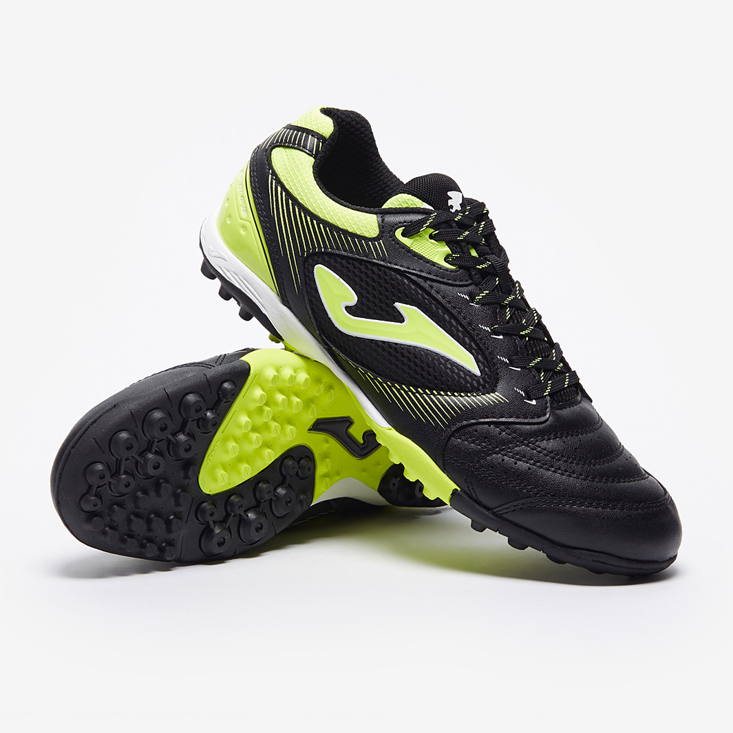 Chaussures De Football Sur Gazon Synthétique Joma Top Flex 2121 TF - Mixte, Cuir Lisse, Noir - 2