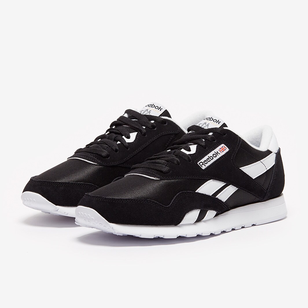 Reebok CL Nylon - Black/White - Mens Shoes | Pro:Direct Soccer