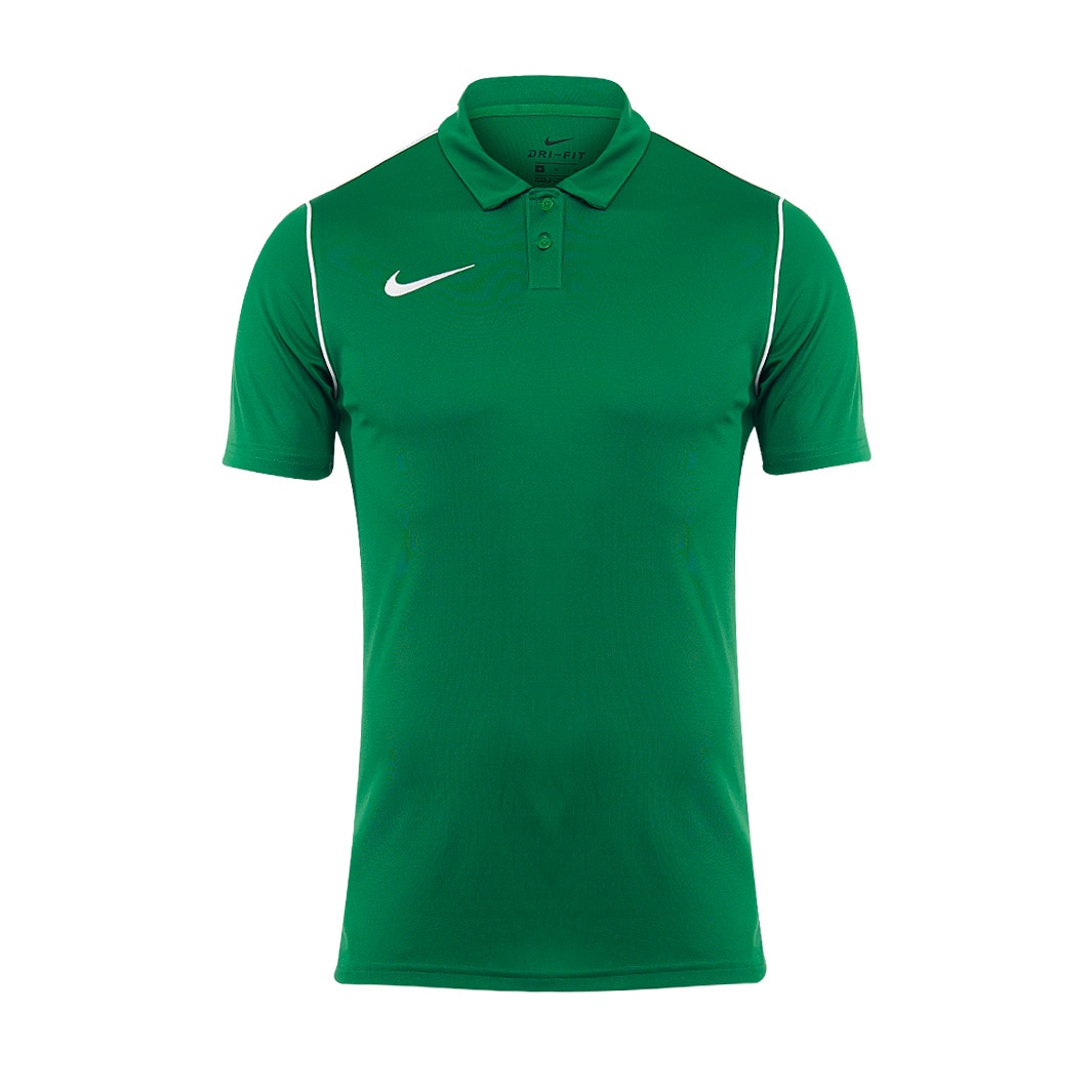 Nike Park 20 Polo Shirt - Pine Green/White/White - Mens Football Teamwear