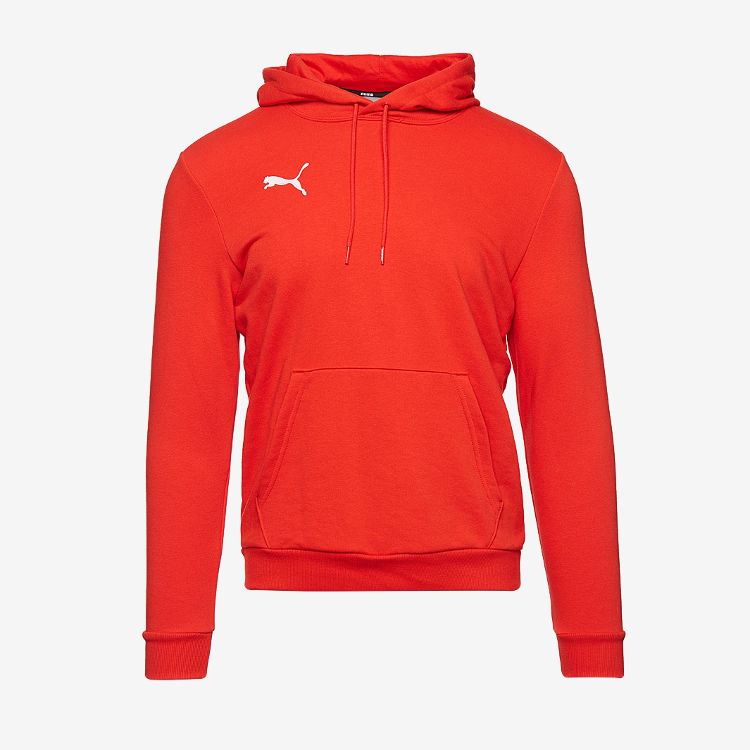 Puma Junior Goal 23 Casuals Hoody - Puma Red - Junior Football Teamwear