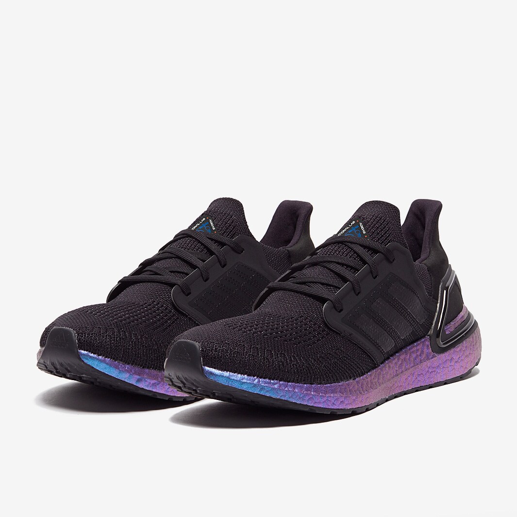 Ultraboost 20 core black/core black/boost sale blue violet met