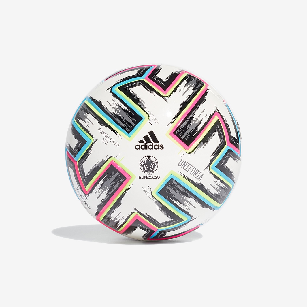 Balón Uniforia EURO Blanco/Negro/Verde/Cian - Balones de Fútbol | Pro:Direct Soccer