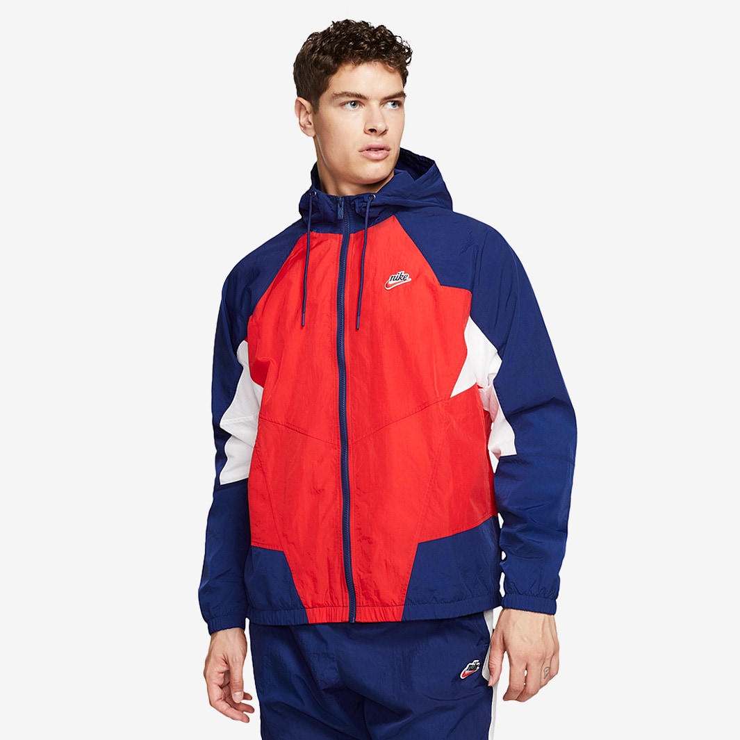 Nike Sportswear Jacket - University Red/Blue Void-Mens Clothing | Pro ...