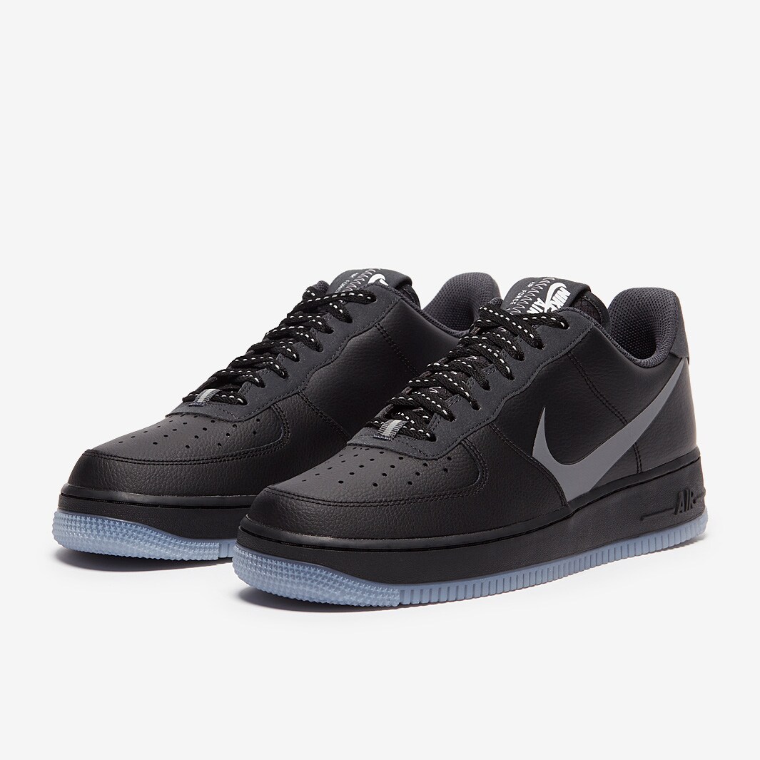 Nike Air Force 1 '07 LV8 3 Black/Silver Lilac Mens 9 Basketball Shoes  CD0888-001