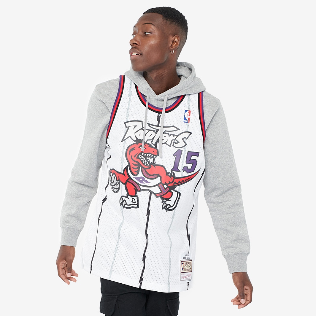 Mens Clothing Mitchell and Ness NBA Vince Carter Toronto Raptors Swingman Jersey White Jerseys Pro Direct Basketball