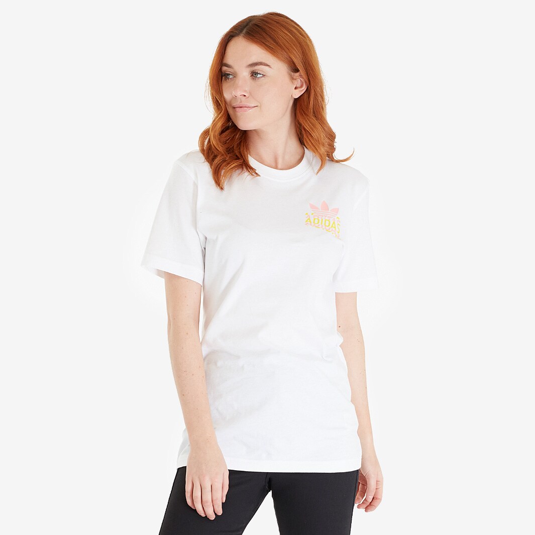 adidas Originals Multi Fade Sp T-Shirt - White - Womens Clothing | Pro ...