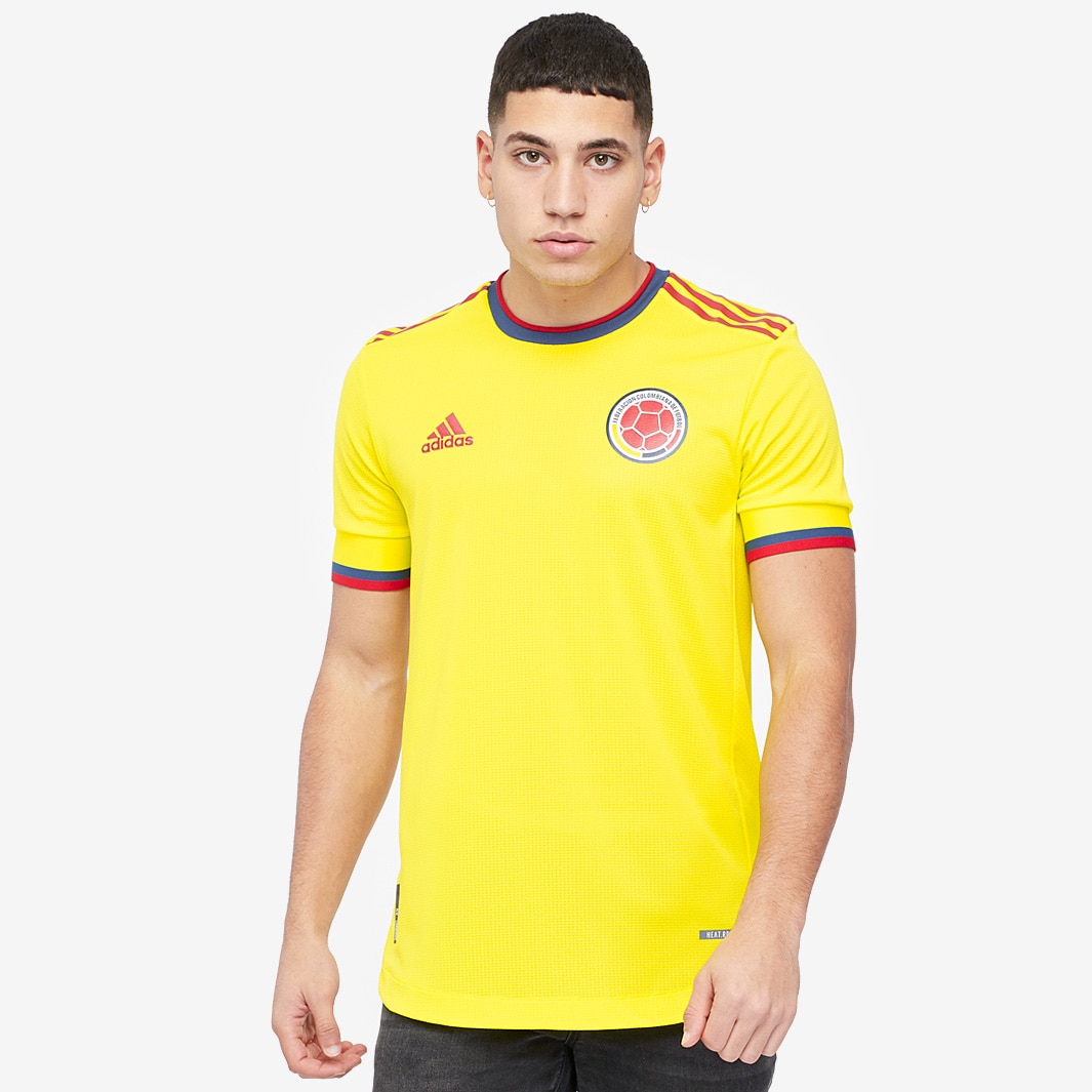 Camiseta adidas Colombia Authentic Primera equipación - Amarillo - Amarillo - Equipaciones oficiales para hombre | Pro:Direct Soccer