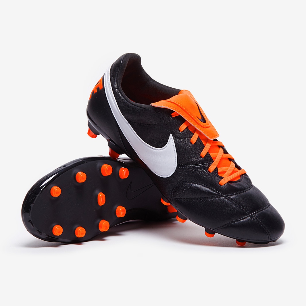 lunes robo Vendedor Nike Premier II FG - Black/White/Total Orange - Firm Ground - Mens Soccer  Cleats 