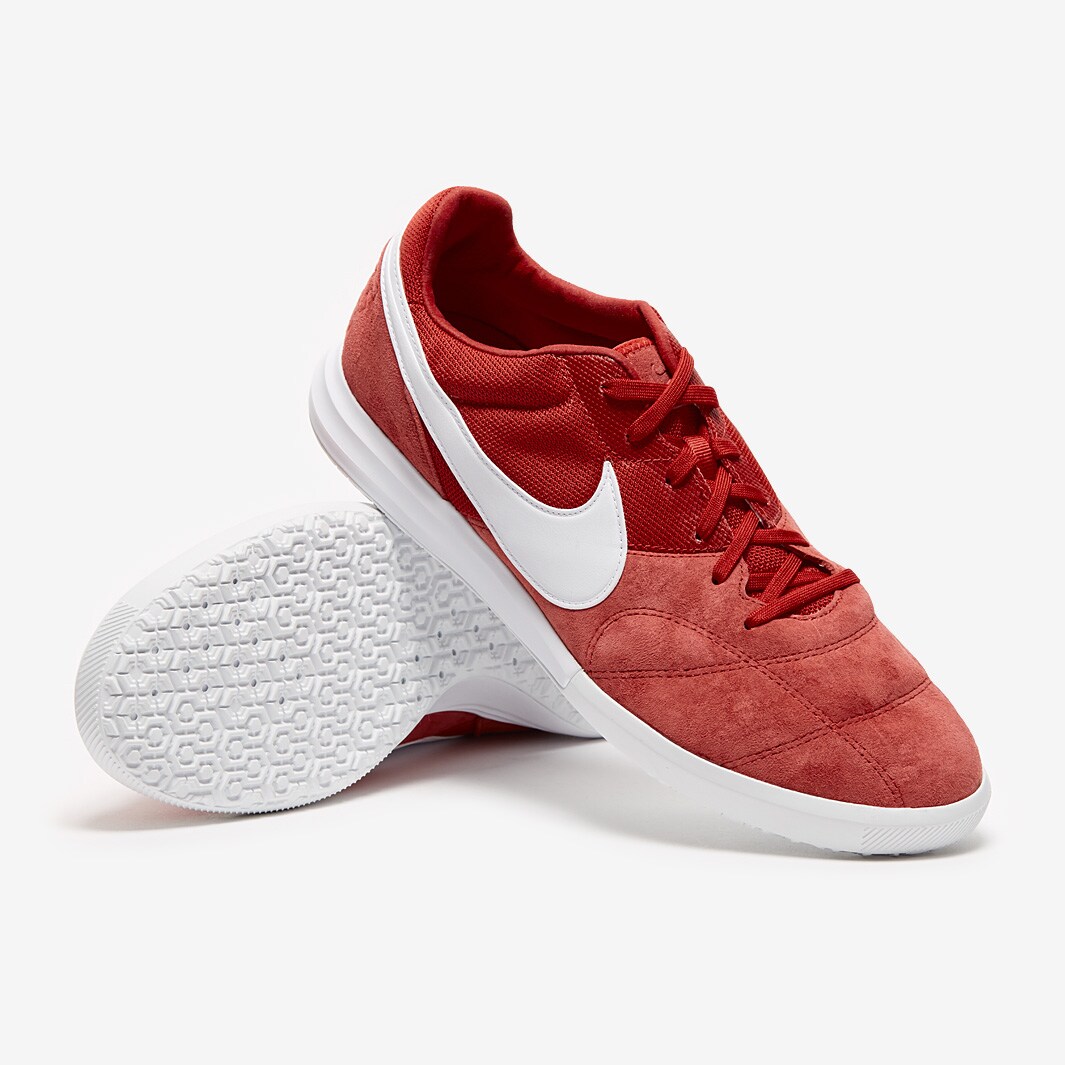 Cobertizo George Eliot ven Nike Premier II Sala - Rojo/Blanco - Botas de Fútbol | Pro:Direct Soccer