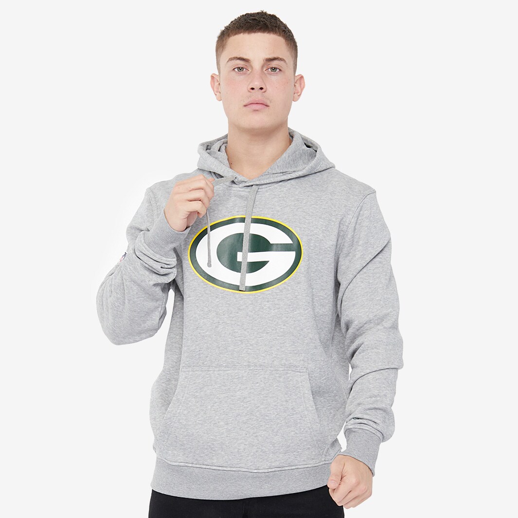 New era NFL Green Bay Packer Hoodie Grey