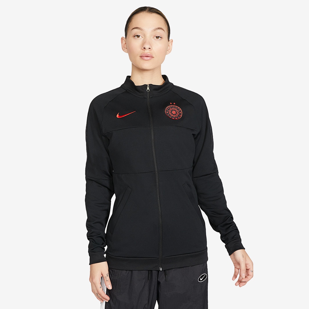Nike Womens Portland Thorns 2020 Anthem Jacket - Black/Challenge Red ...