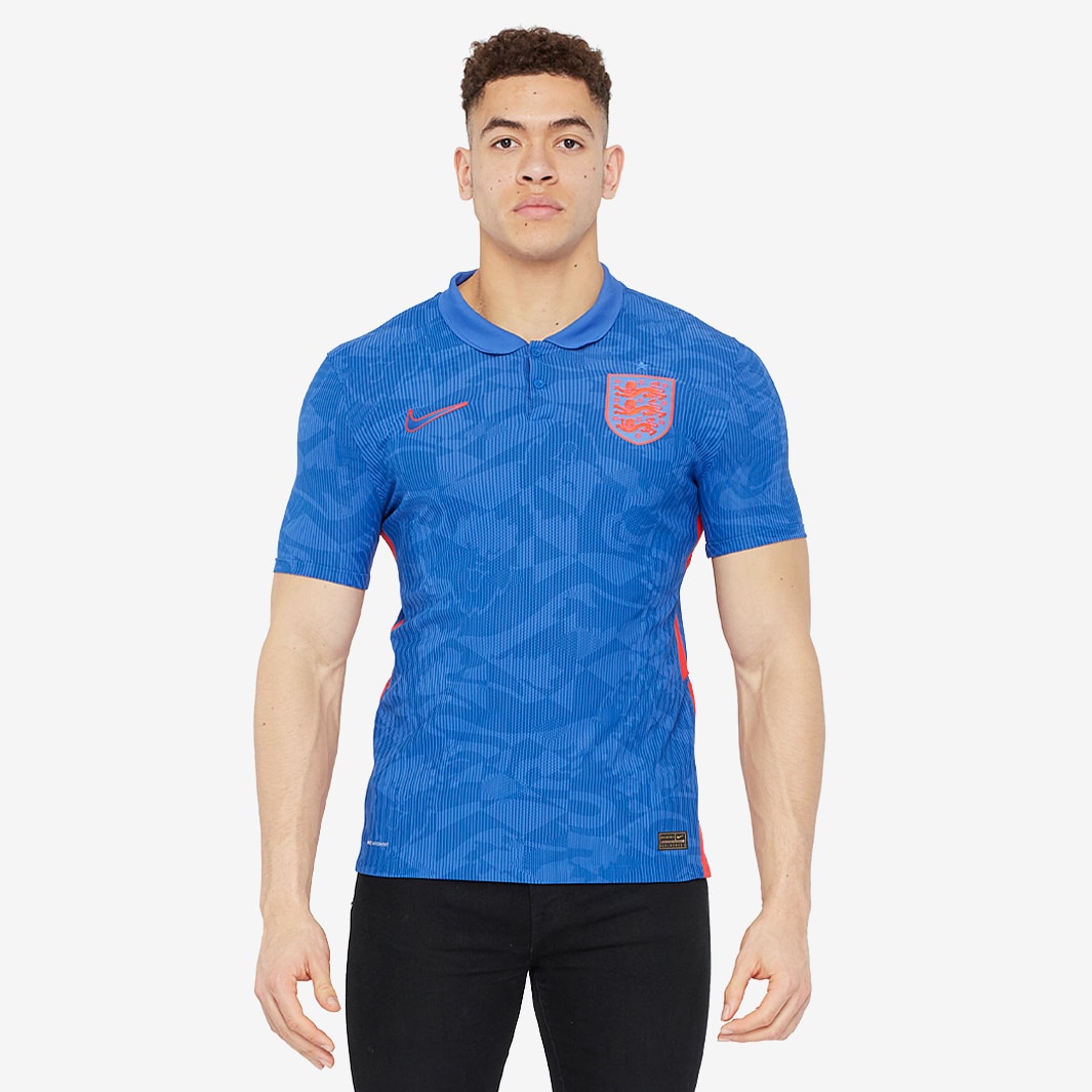 Nike England 2020 Away Vapor Match SS Shirt - Mega Blue/Sport Royal ...